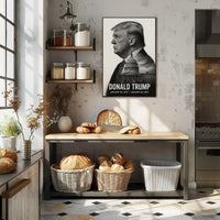 Donald Trump 45th President of the United States Reflections Poster