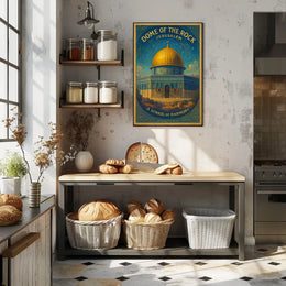 Dome Of The Rock A Symbol Of Harmony Poster