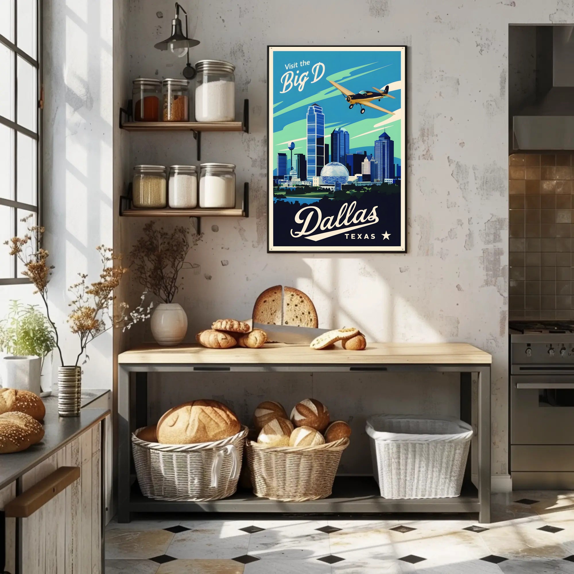 Visit the Big D Poster