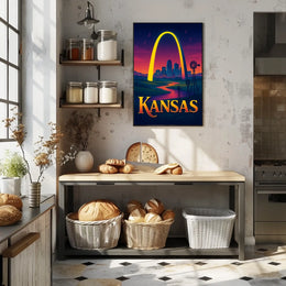 Kansas A Vibrant Tribute Poster