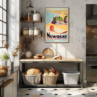 Newquay On The Cornish Coast Poster