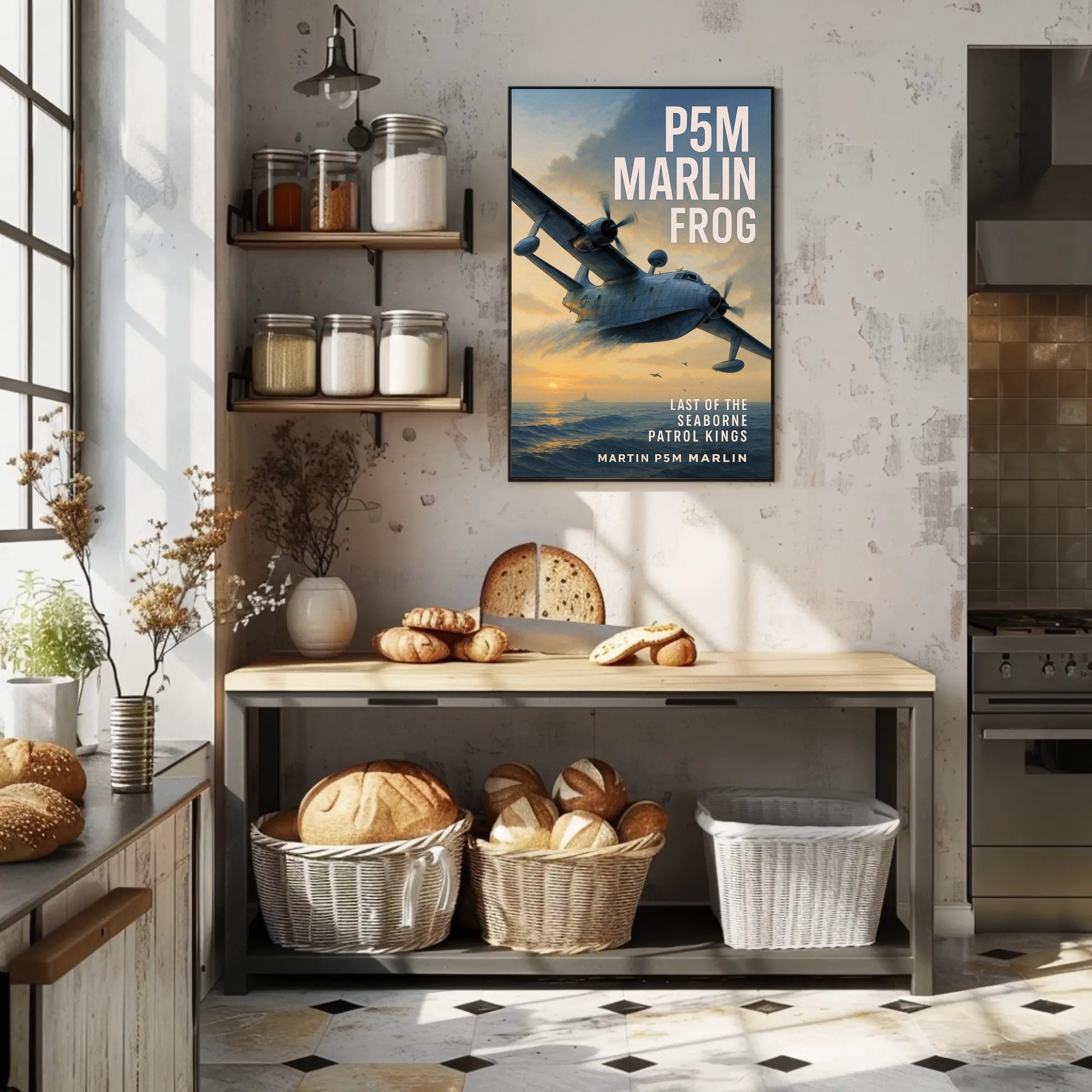 Martin P5M Marlin Last of the Seaborne Patrol Kings Poster PosterGoat