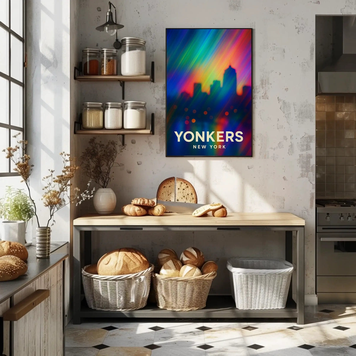 Yonkers Skyline Poster