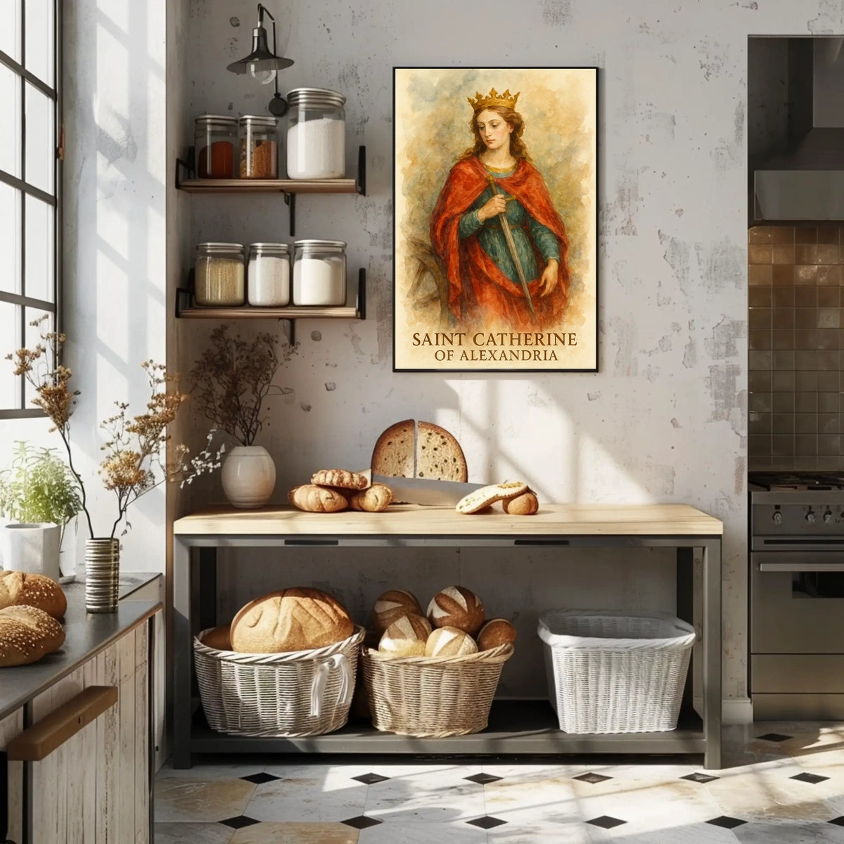 Saint Catherine of Alexandria Poster