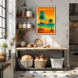 Barbados Sunset Poster
