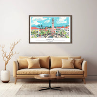Vibrant Manila Scene Poster PosterGoat