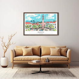Vibrant Manila Scene Poster PosterGoat