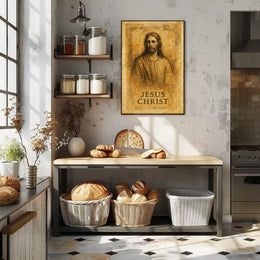 Jesus Christ Artistic Portrait Poster