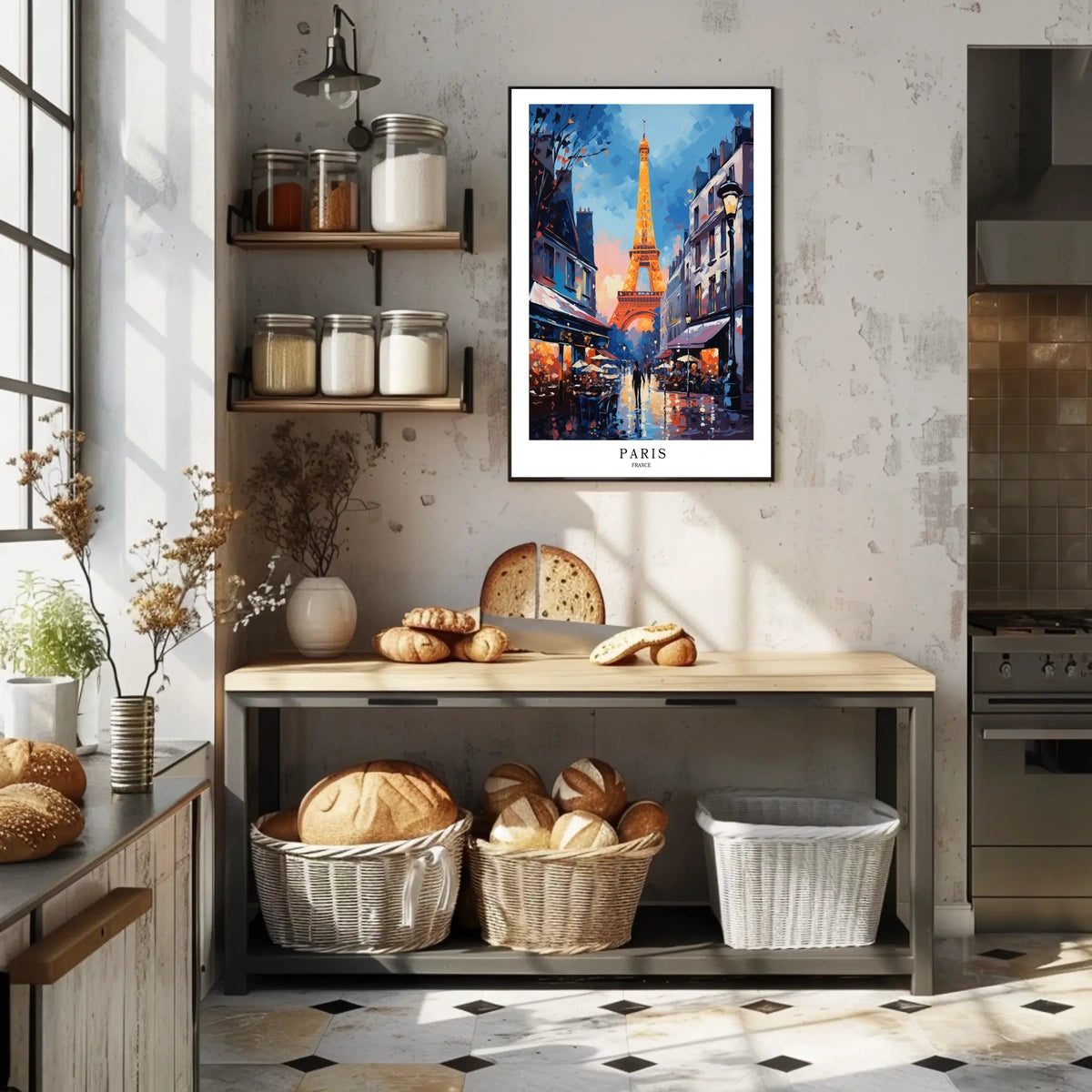 Paris At Dusk Poster