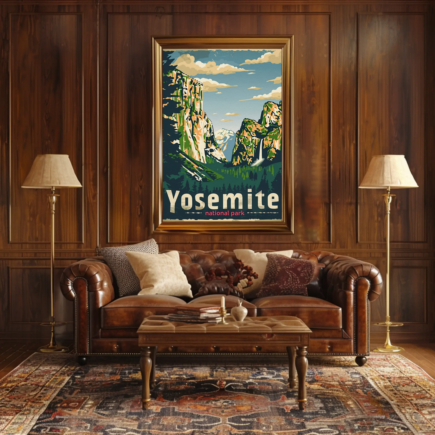 Yosemite National Park El Capitan Travel Poster