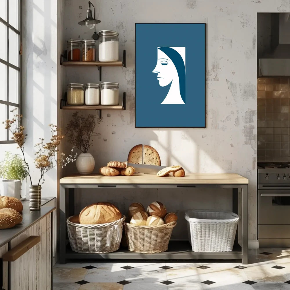 Vintage-Inspired Abstract Art Poster