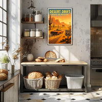 Desert Drift Route 66 Revival Poster