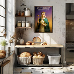 St. Ethelreda The Resilient Queen Poster