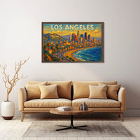 Los Angeles Skyline Poster