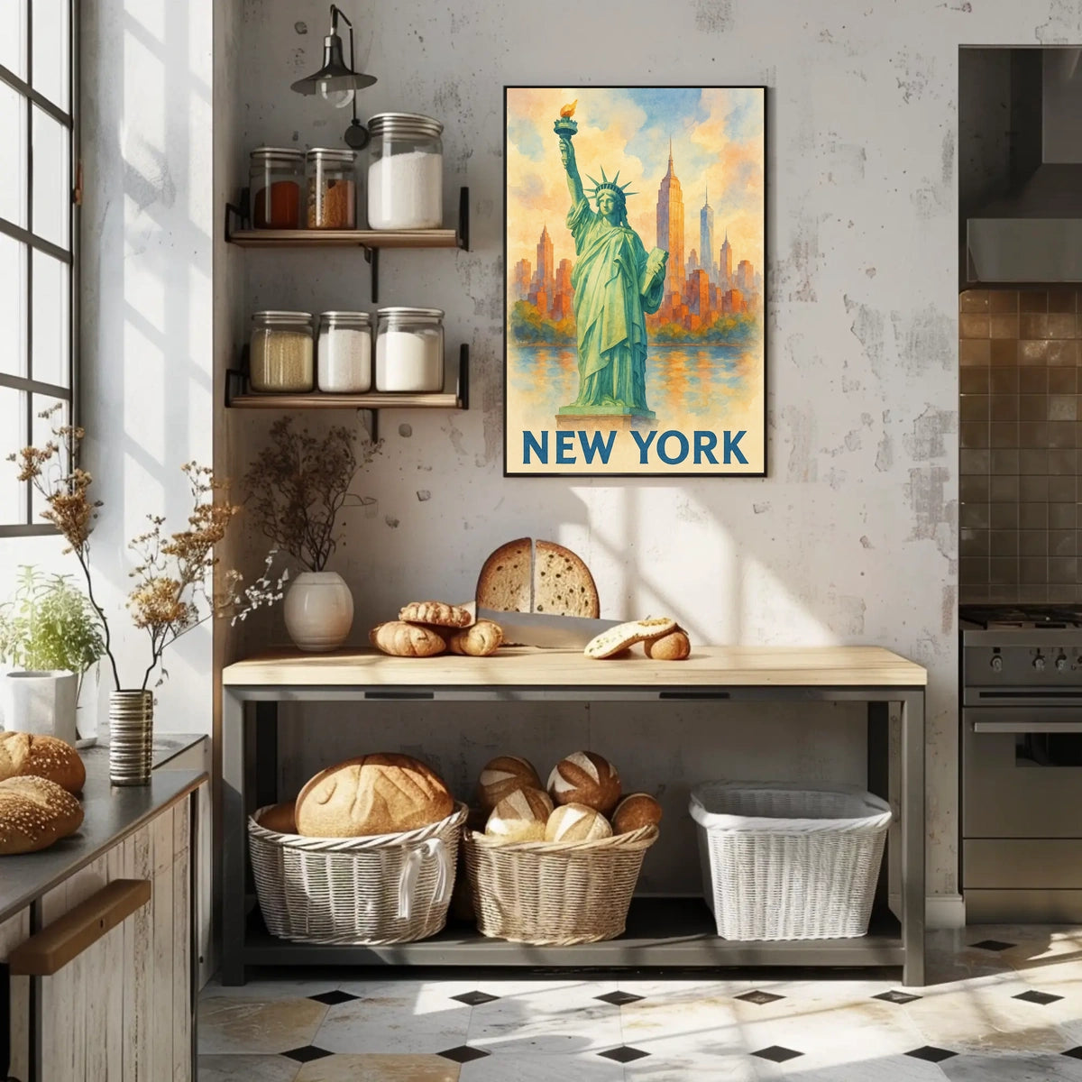 New York Cityscape Poster