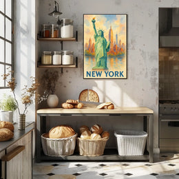 New York Cityscape Poster