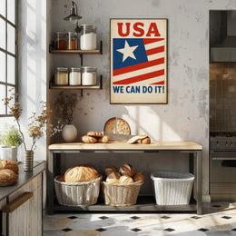 Patriotic Encouragement Poster PosterGoat