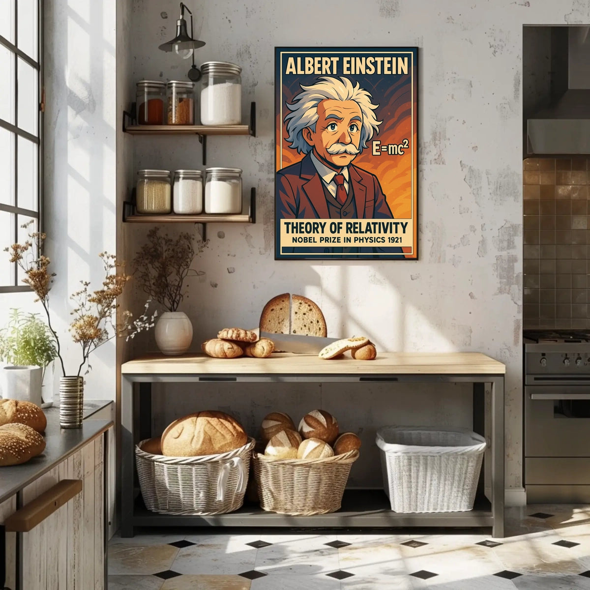 Albert Einstein Theory Of Relativity Poster