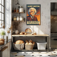 Albert Einstein Theory Of Relativity Poster