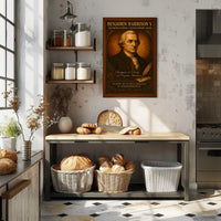 Benjamin Harrison V Founding Father Poster