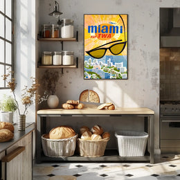 Fly Twa To Miami Poster
