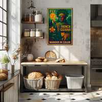 French Guiana Adventure Travel Poster PosterGoat