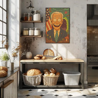 Cosmic Presidential Portrait Poster PosterGoat