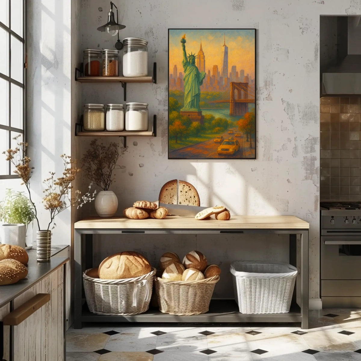 Iconic New York Cityscape Poster For Home Decor Lovers
