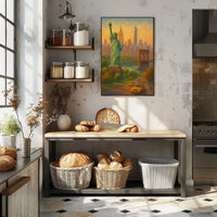 Iconic New York Cityscape Poster For Home Decor Lovers