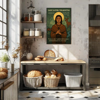 Saint Kateri and Nature Harmony Cultural or Heritage Poster