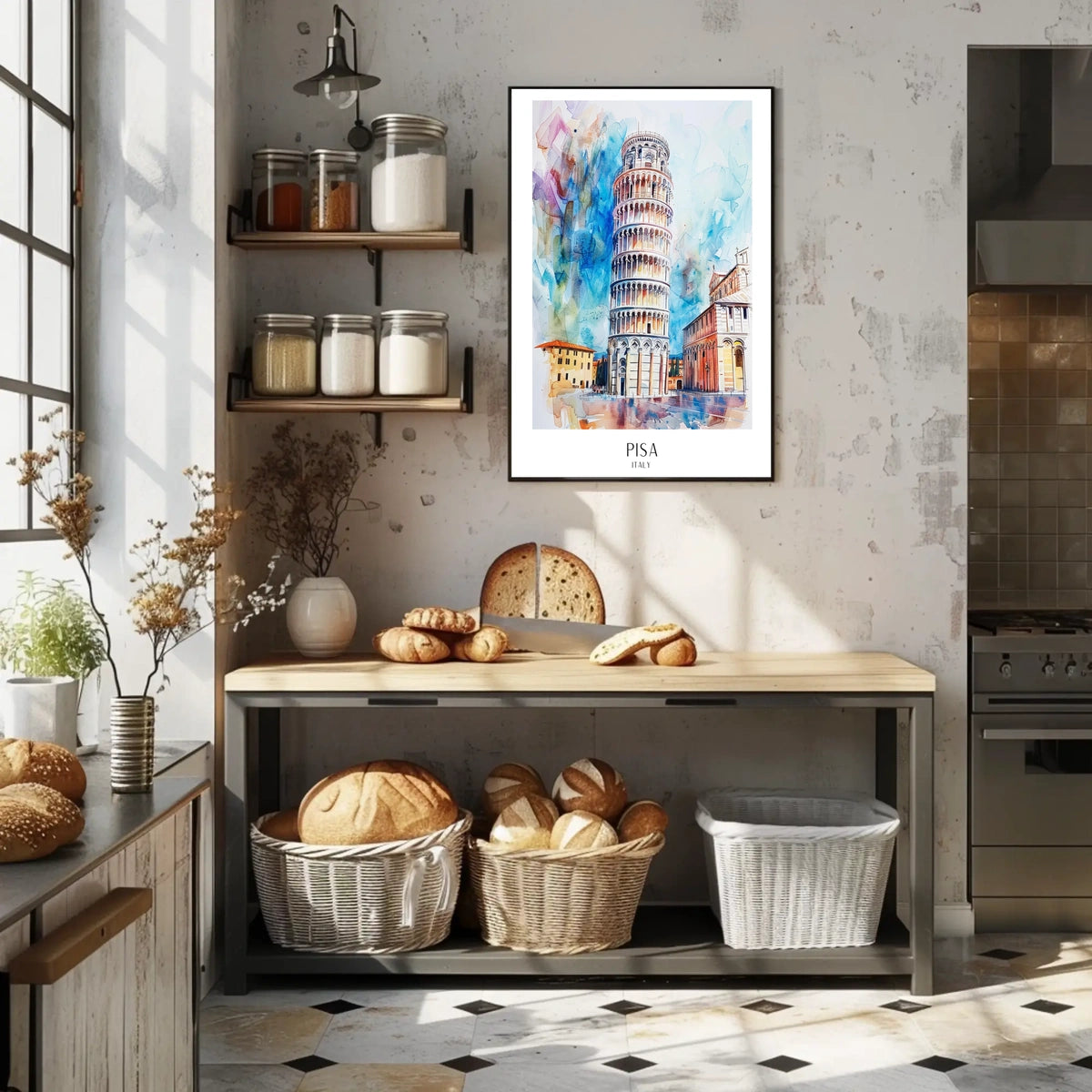 Leaning Tower of Pisa Poster