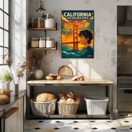 California The Golden State Poster