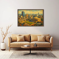 Congo Brazzaville Cityscape Poster