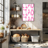 Ciao in Pink Poster