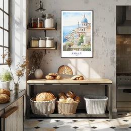Amalfi Coastline Poster PosterGoat