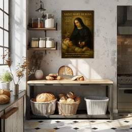 Saint Mary Di Rosa Inspirational Vintage Motivational or Quote Poster