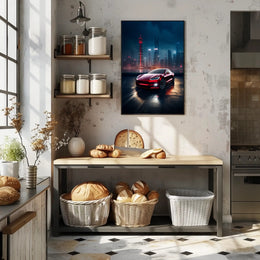 Sleek Elegance in the City Poster PosterGoat
