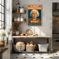 Albert Einstein Theory Of Relativity Poster