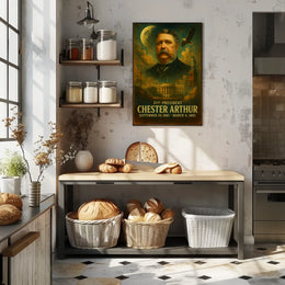 Chester Arthur 21st President Poster