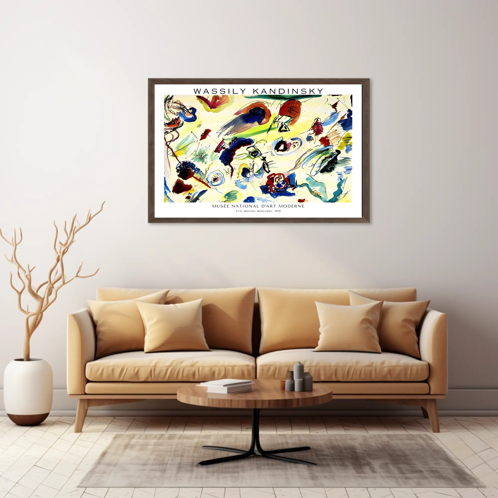 Wassily Kandinsky First Abstract Watercolor Poster