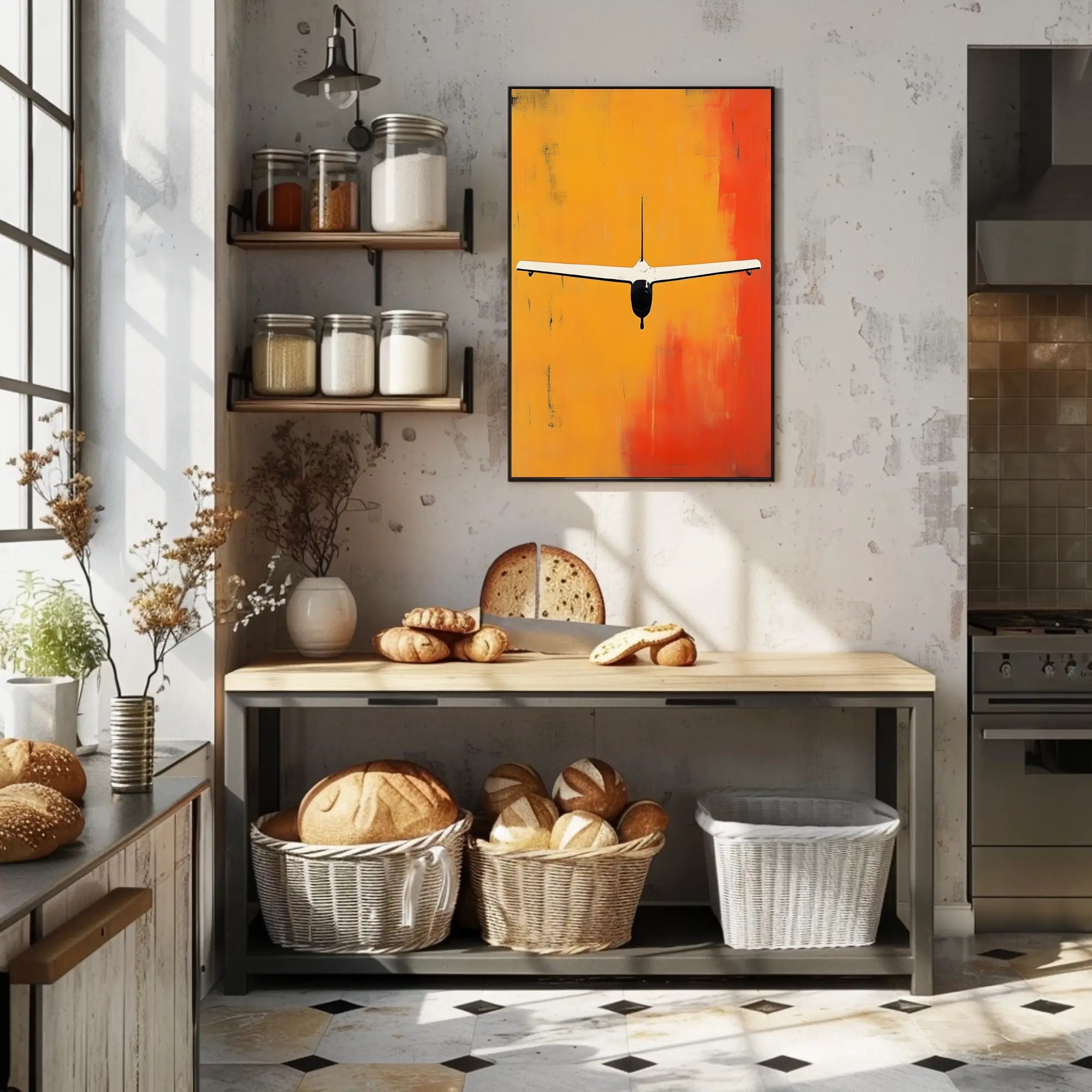 Flight Of Imagination Poster Whimsical Travel Wall Art