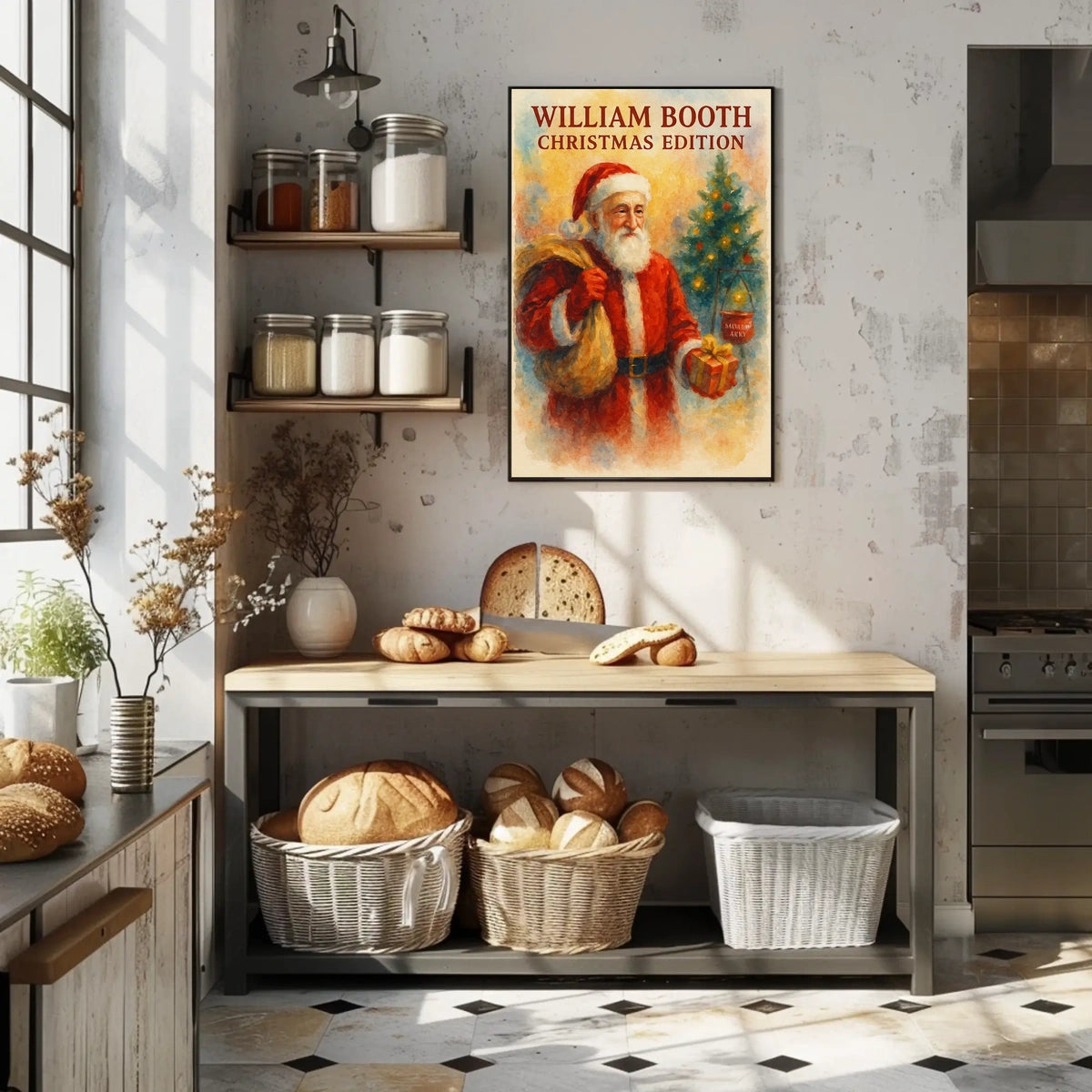 Santa Claus Vintage Charm Christmas Cultural Heritage Poster