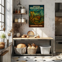 Iowa Tourism: Nature and Community, Travel Poster