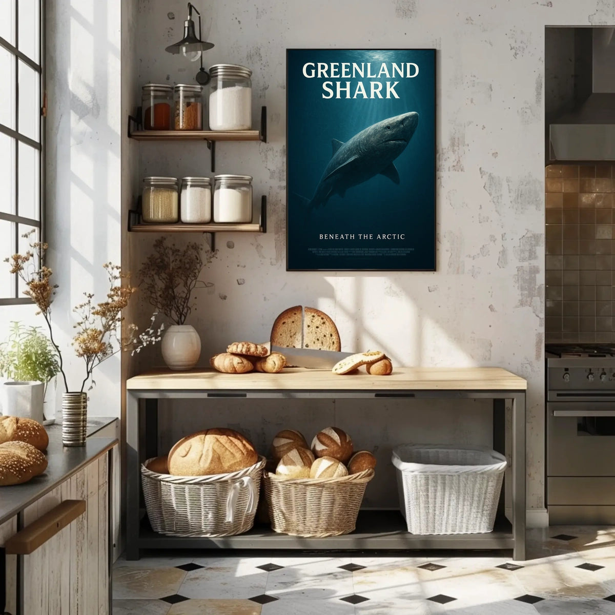 Greenland Shark Beneath the Arctic Poster