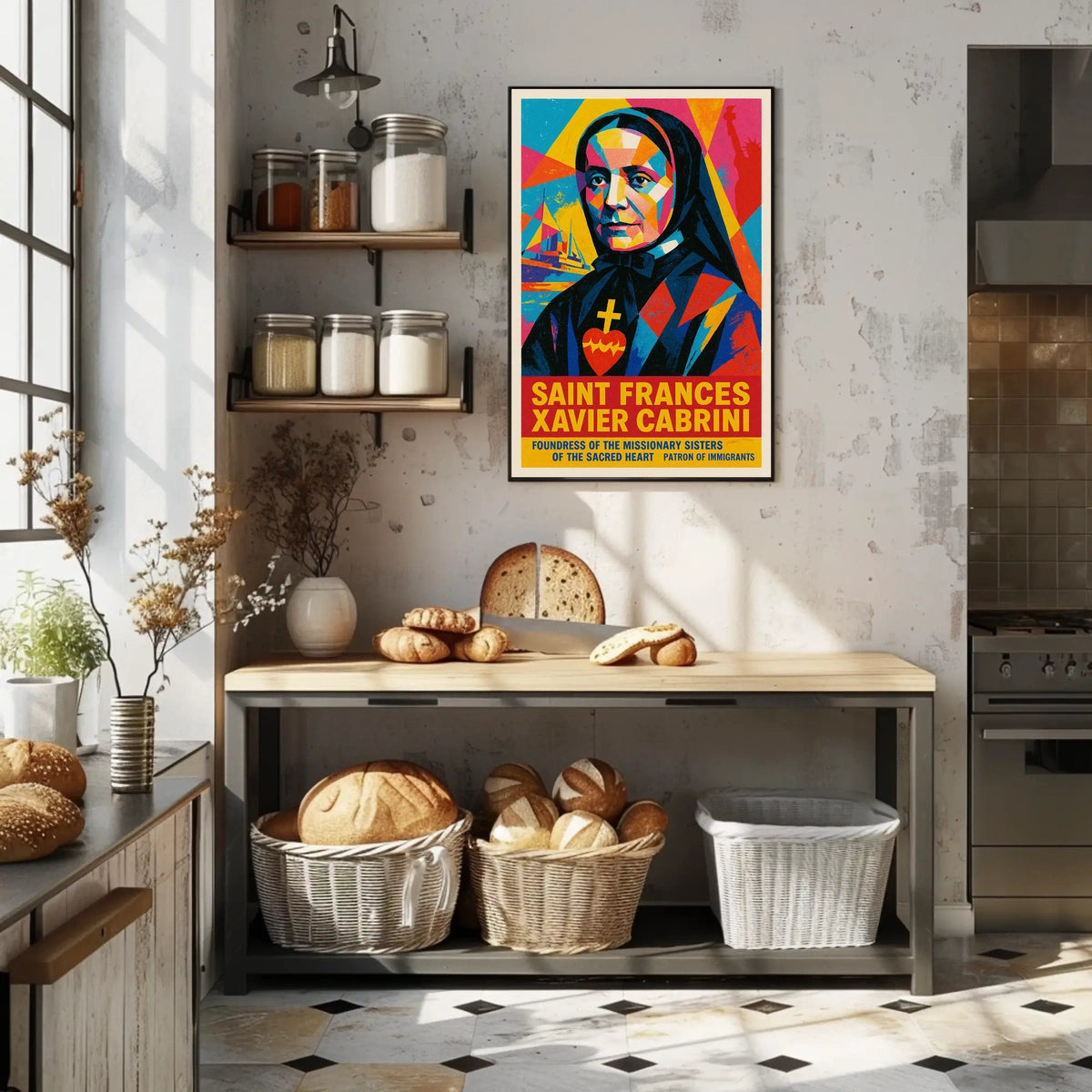 Saint Frances Xavier Cabrini Poster