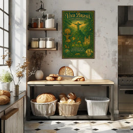 Viva Brasil A Land of Vibrant Culture Poster