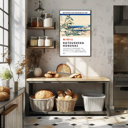 Tea House at Koishikawa Katsushika Hokusai Poster