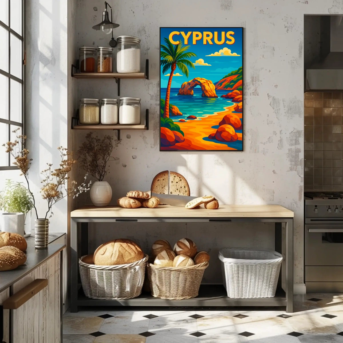 Cyprus Coastal Paradise Poster