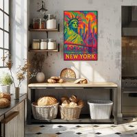 Vibrant New York Cityscape Poster