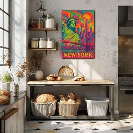 Vibrant New York Cityscape Poster